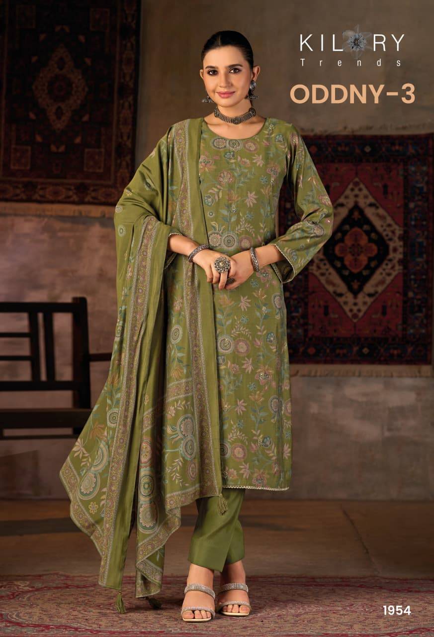 Kilory Oddny Vol 3 Dress materials wholesale in Surat